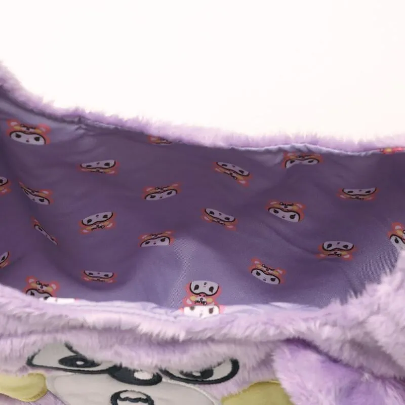 SANRIO - Kuromi - Mini Fur Tote bag